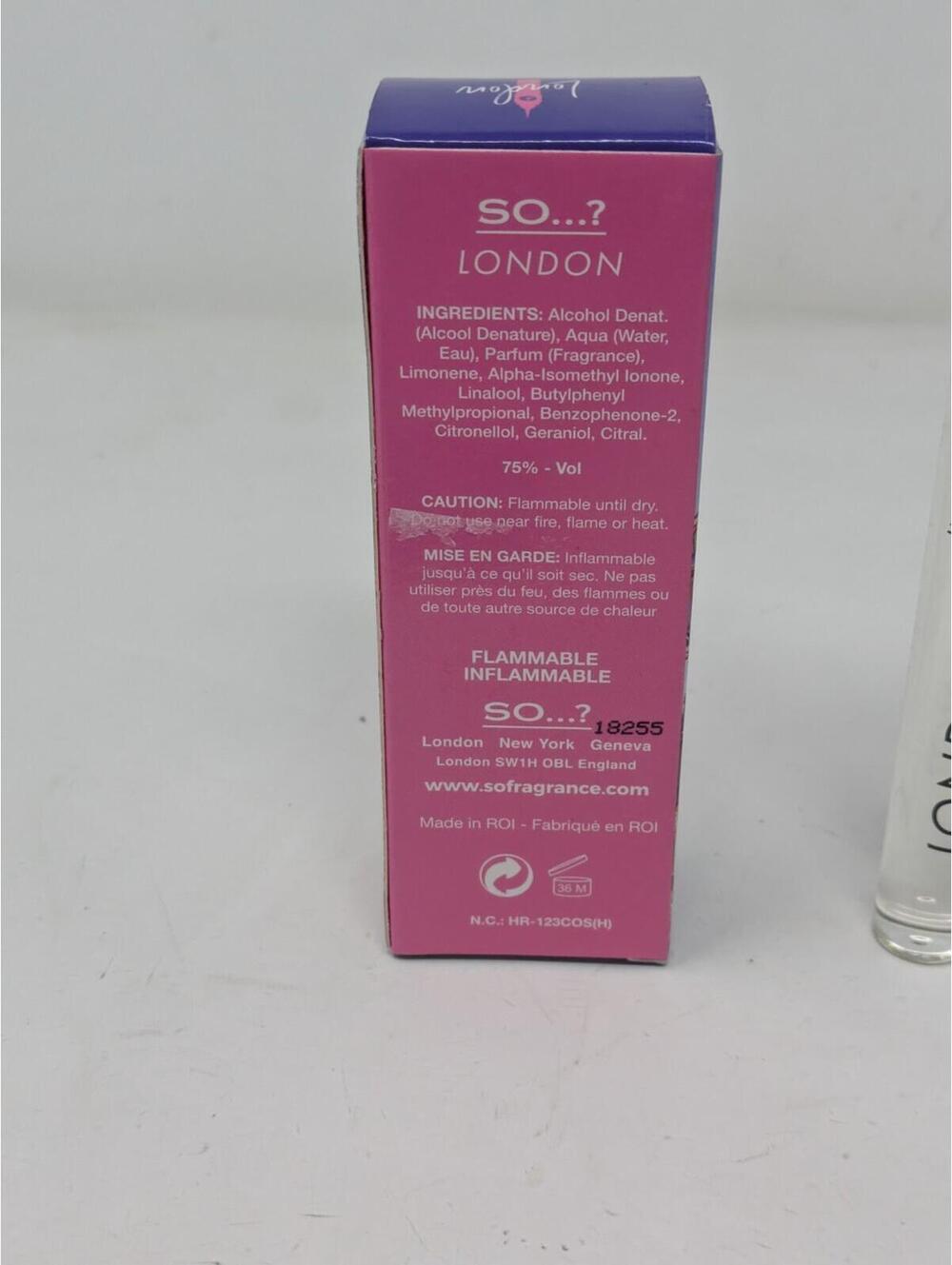 So...? London Eau de Toilette Roller Ball-11ml/ .35 oz - Picture 3 of 3